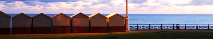 Beach huts in Brighton and Hove