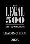 Legal 500 Leading Firm 2023